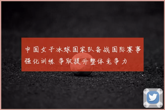 中国女子冰球国家队备战国际赛事强化训练 争取提升整体竞争力